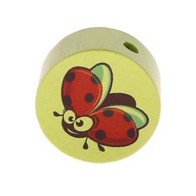 Motif bead disc ladybug 'lemon' 297 in stock 